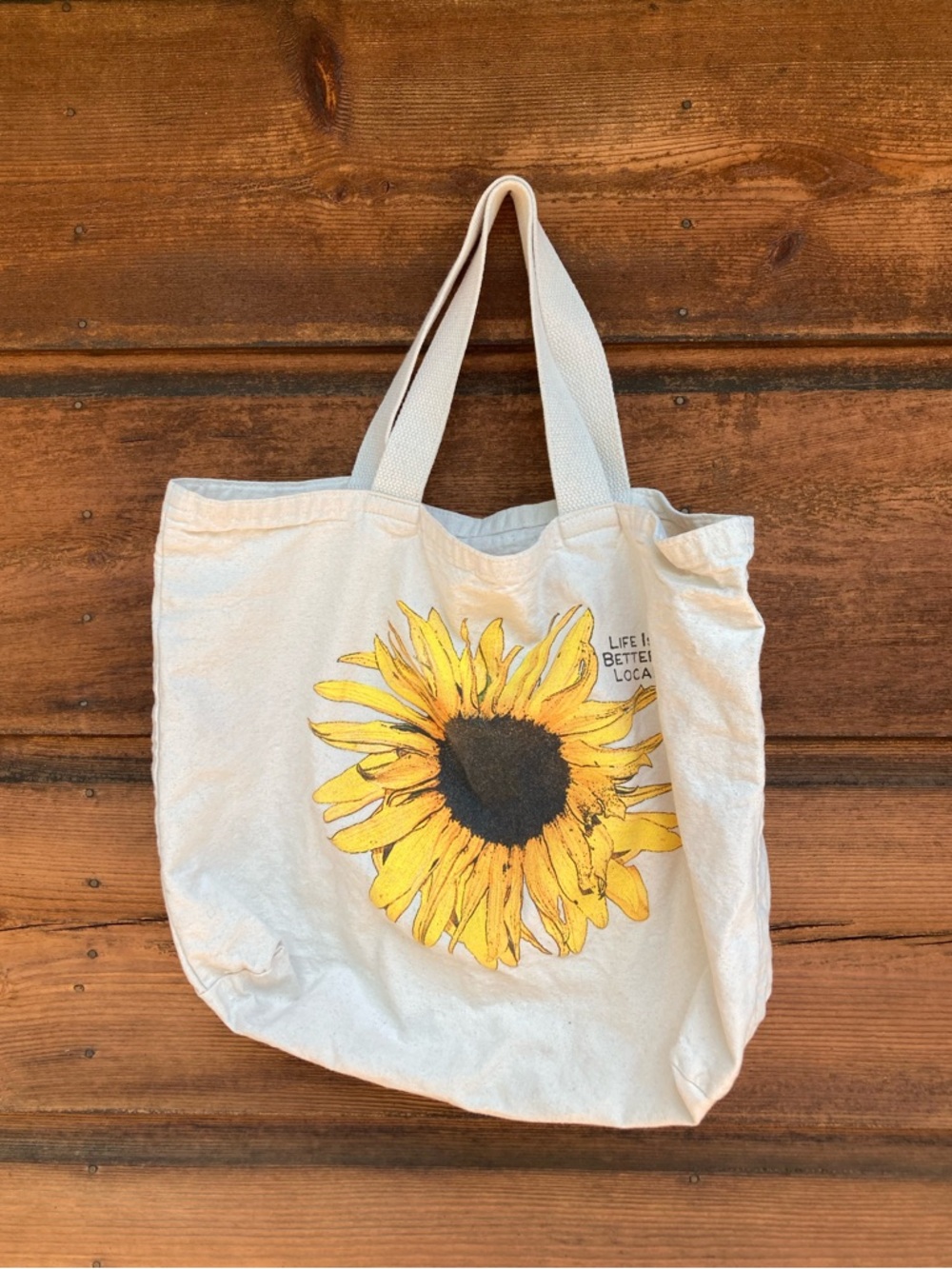 Sunflower Canvas Tote Bag